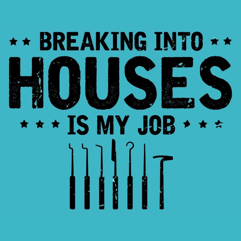 Burglar Locksmith Locking Technician Design