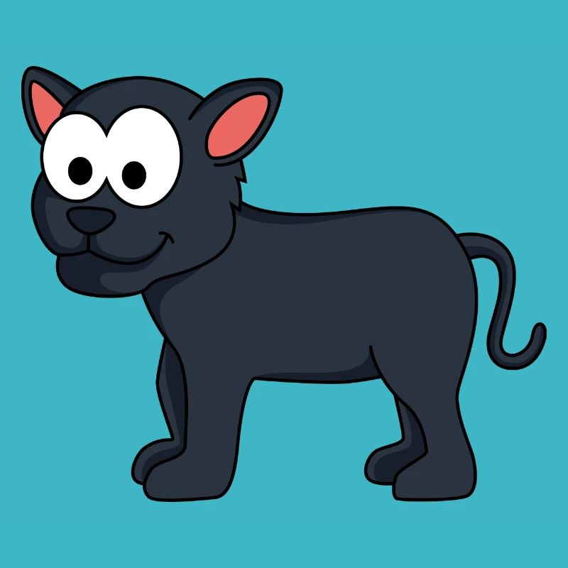 Panther Comic Animal