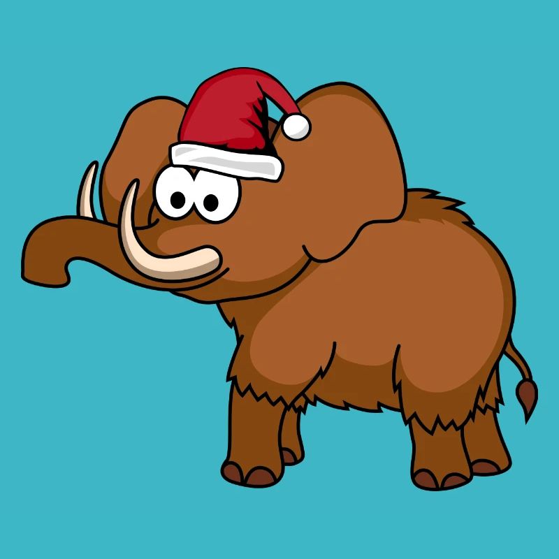Mammut Comic Weihnachten