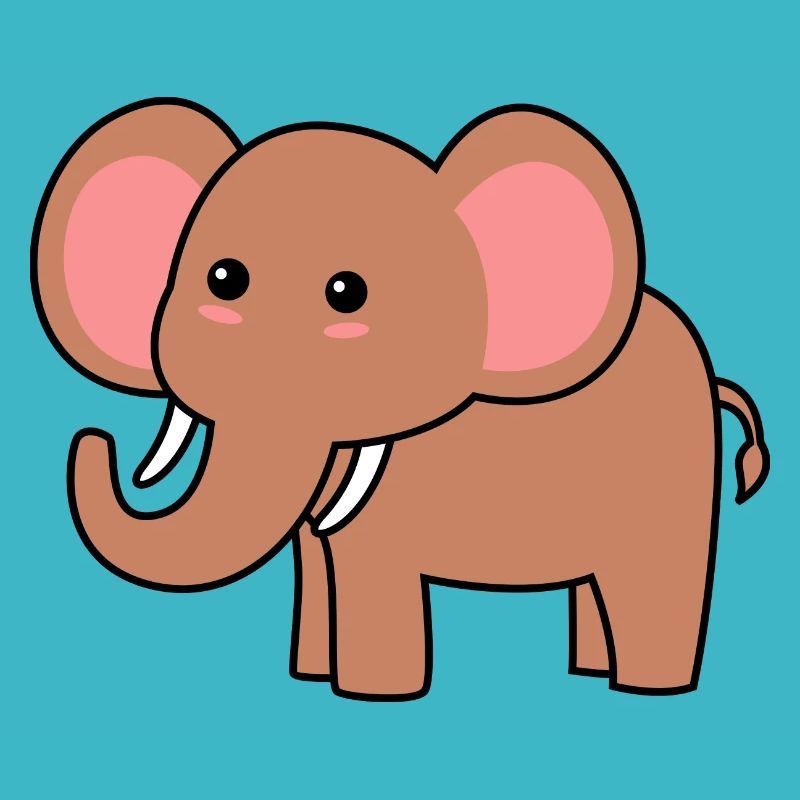Mammut Comic Tier