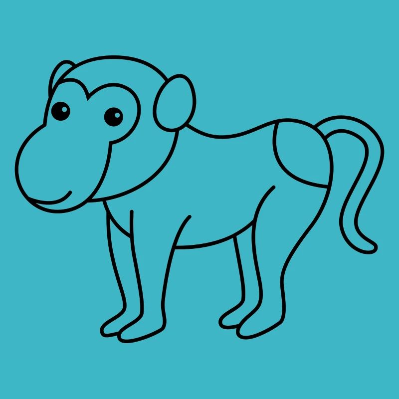 Monkey affe comic