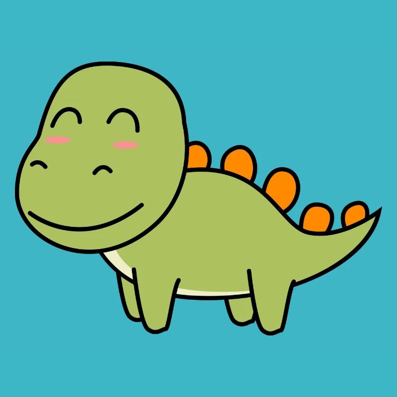 Dinosaurier stegosaurus Comic