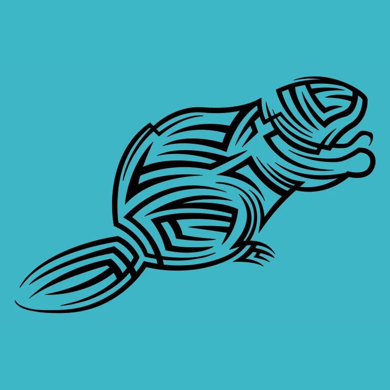 Beaver Tribal Tattoo