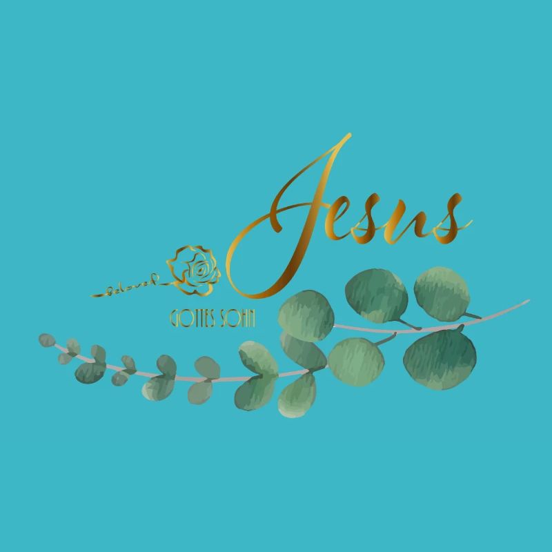 beloved font with rose eucalyptus Jesus