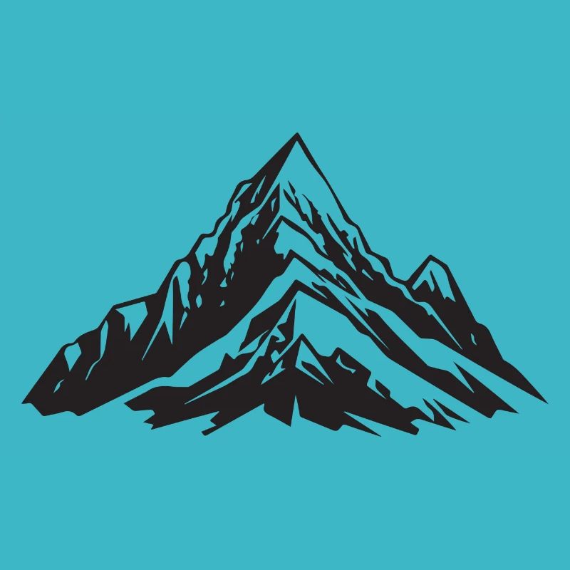Berge Symbol Bergsteigen