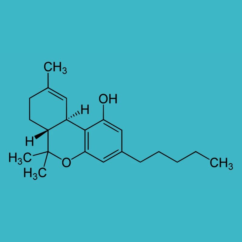 THC Strukturformel