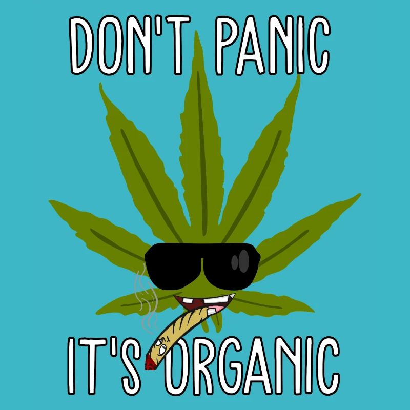Dont Panic its Organic Cannabis Tshirt