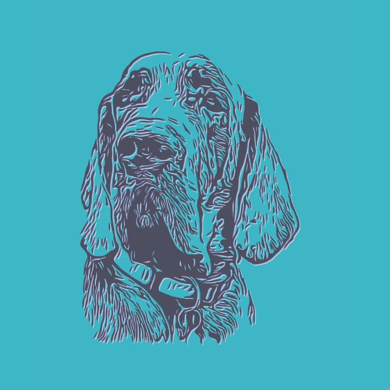 Hund Dogge Grau Silber Hellgrau