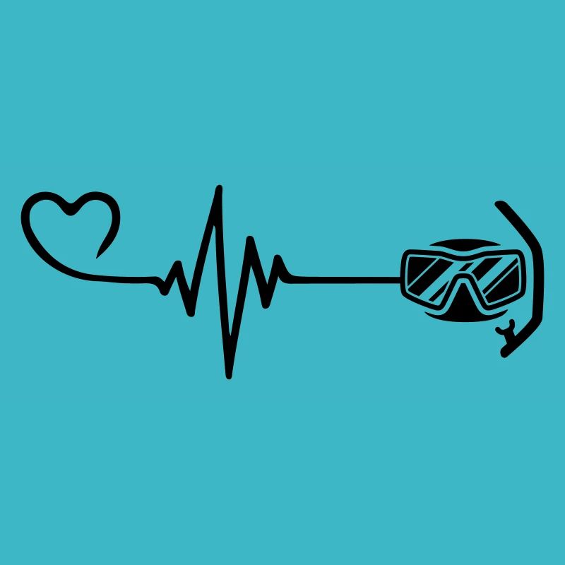 Lunettes de plongée pulse coeur