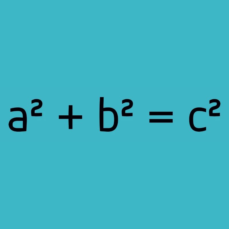 Théorème mathématique de Pythagore Formule d’idée cadeau