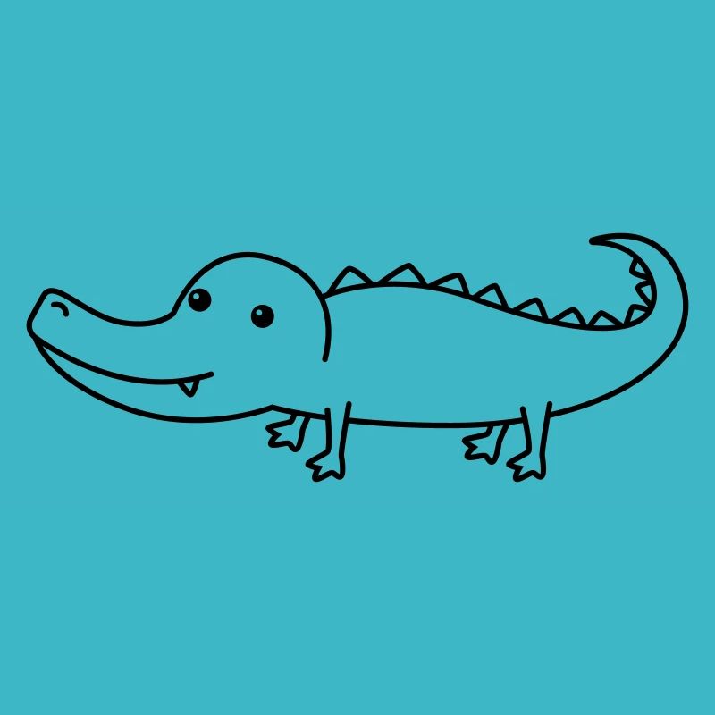 Alligator Comic Tier