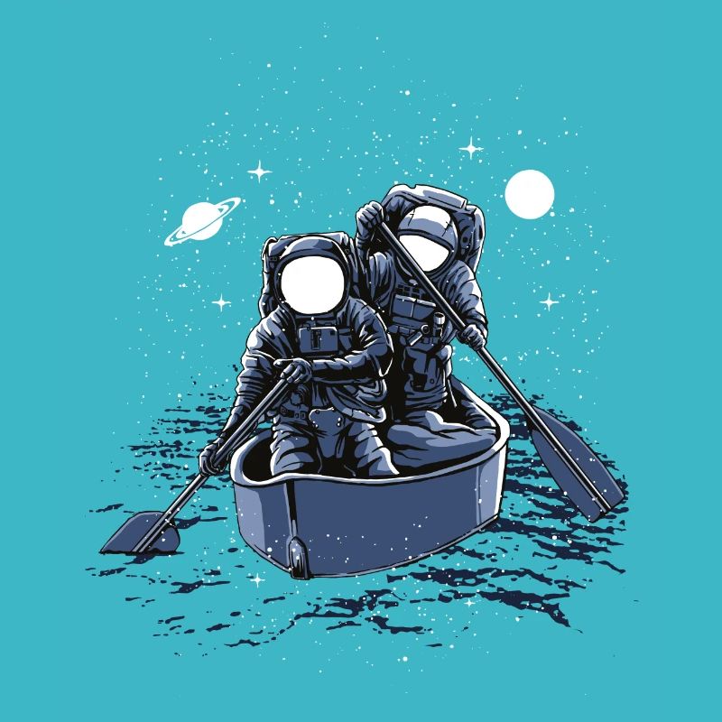 Vol spatial de l'astronaute