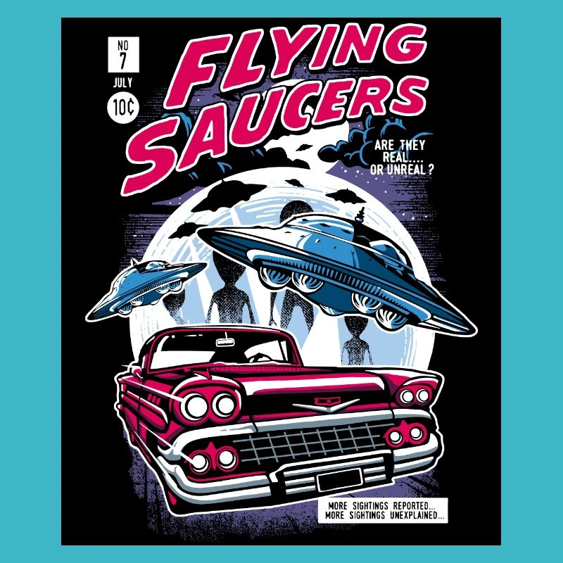 Alien Kidnapping Comic Ufo Flying Saucer