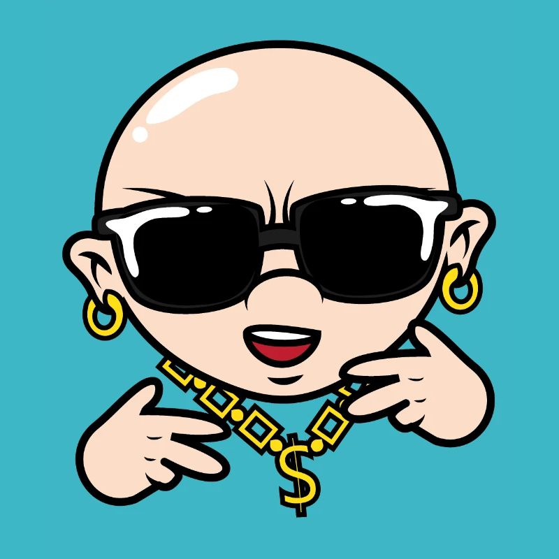 Bald Hip Hop Guy