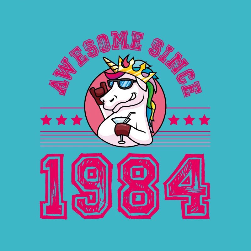 1984 Awesome Einhorn
