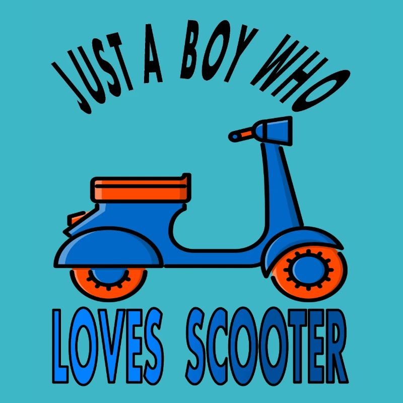 Rollerfahrer Rollerfahren Roller Scooter Geschenk