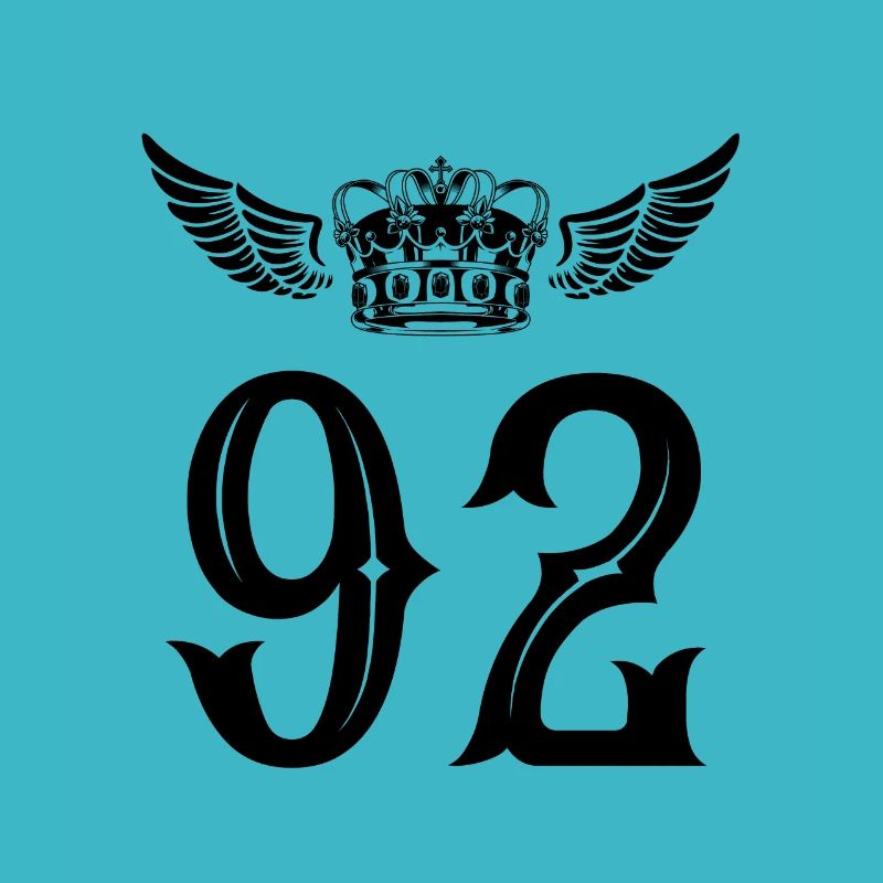 92 Number crown