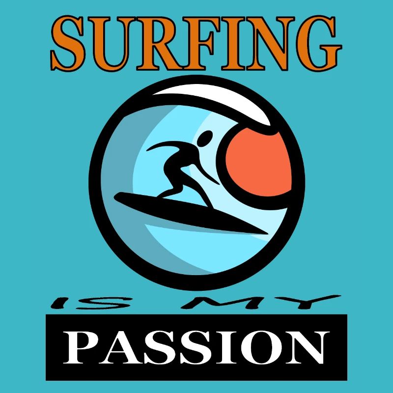 Le surf est mon cadeau de planche de surf de passion