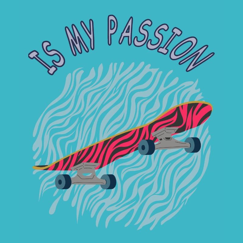 Le skateboard est mon cadeau de longboard de passion