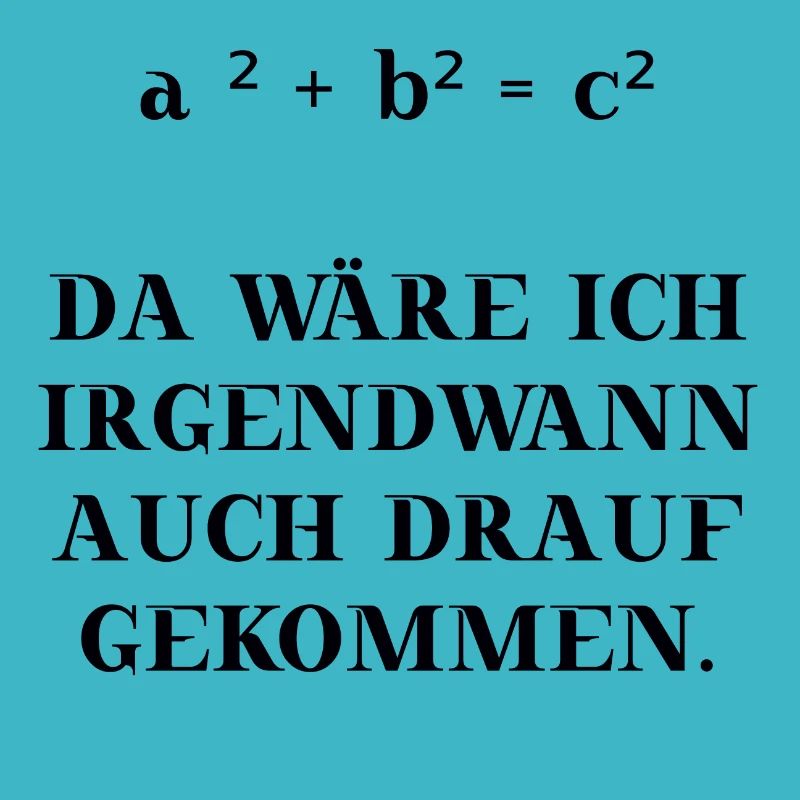 Mathe Mathematik Satz des Pythagoras Geschenkidee