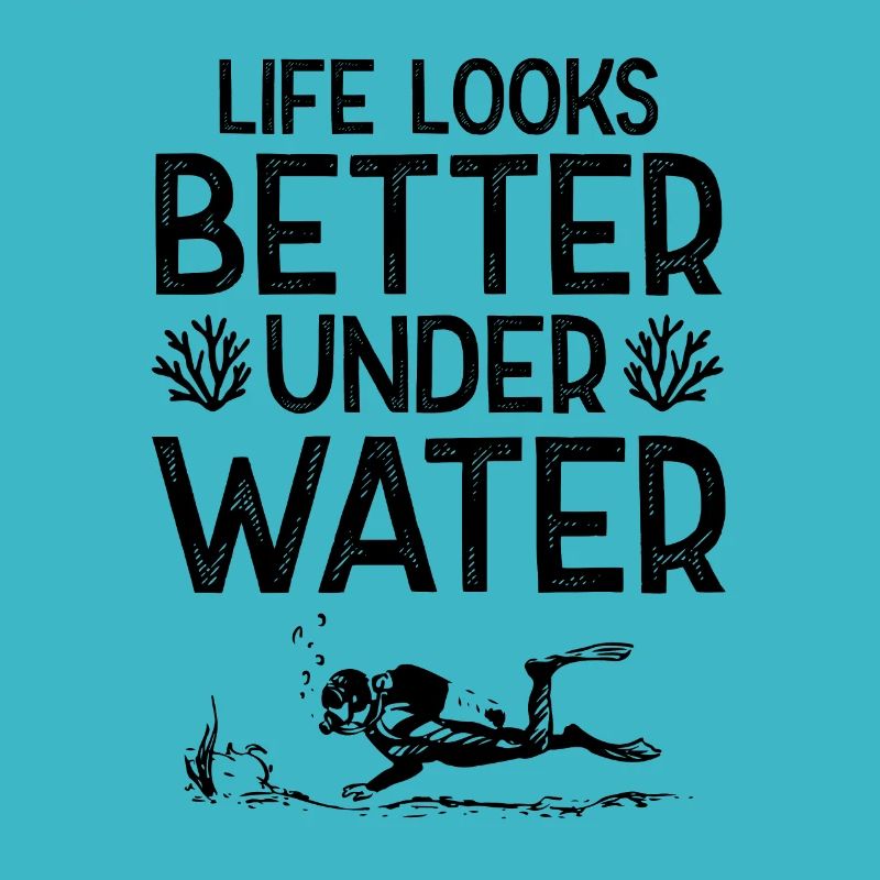 Diving underwater