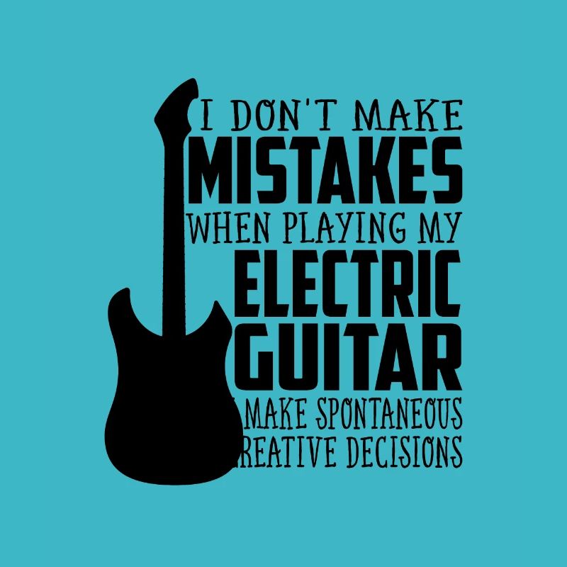 Vater mit E-Gitarre