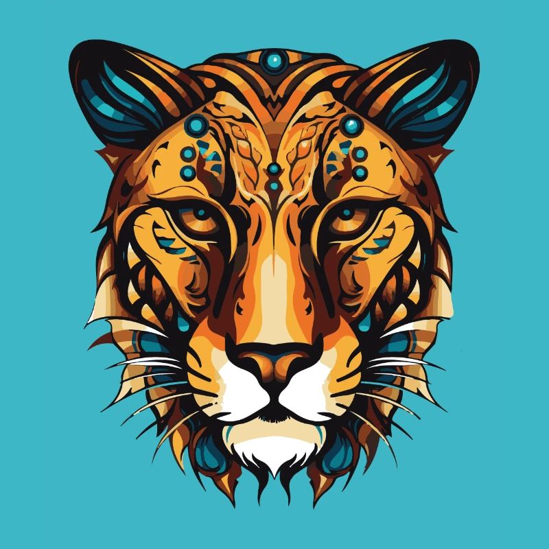 Portrait de guépard