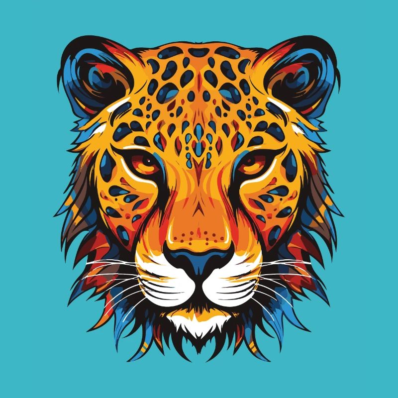 Portrait de guépard