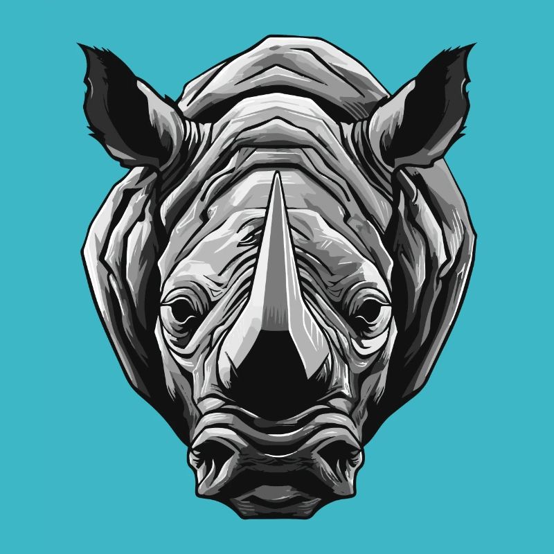 Nashorn Portrait Tier