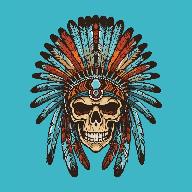 Apache Indian Skull