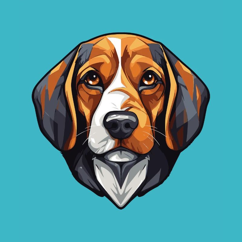 Beagle Dog Head