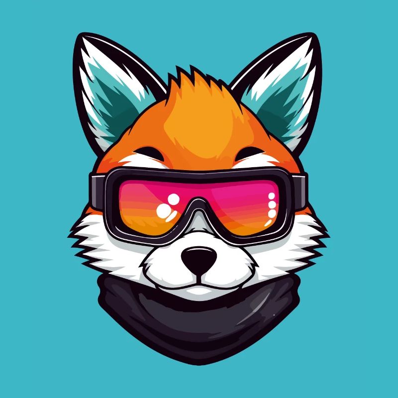 Fuchs Ski Brille Comic