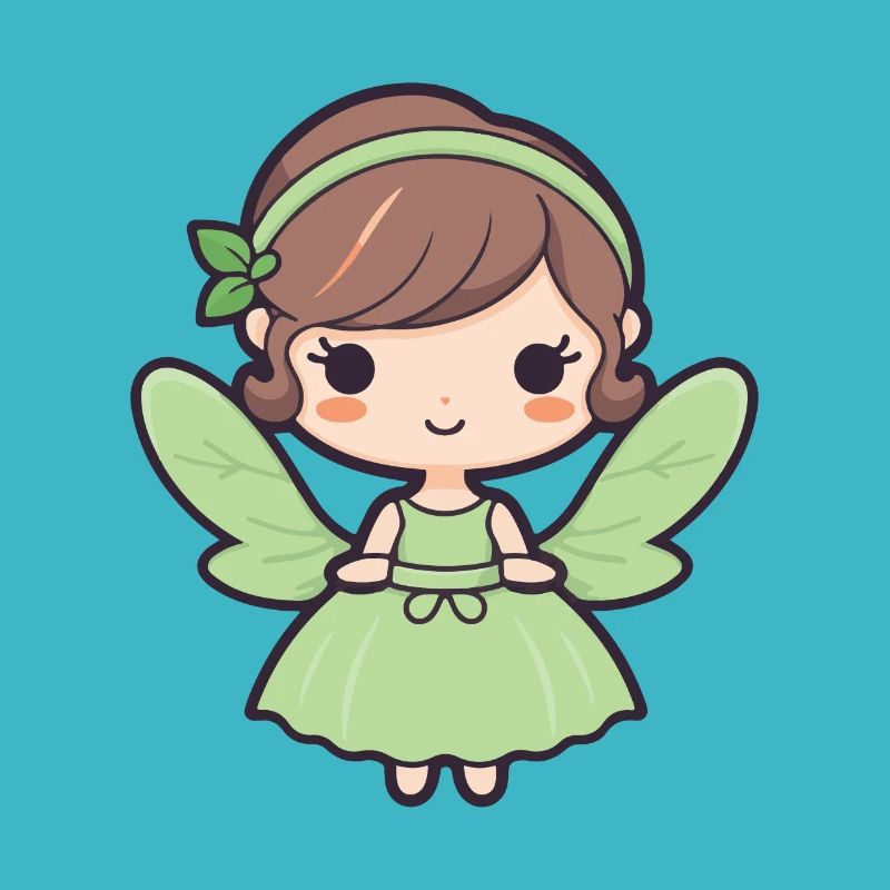Fée Bande Dessinée Mignonne