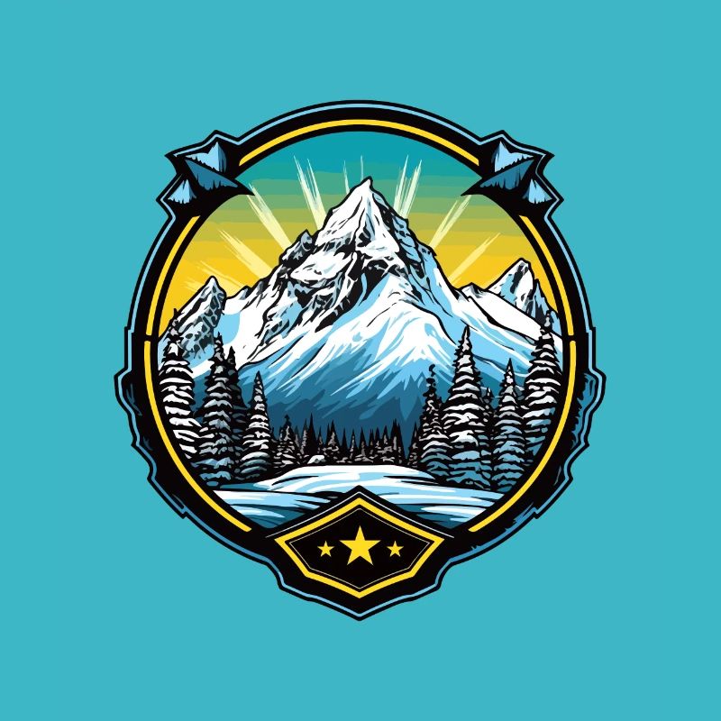 Alps Mountains Symbol
