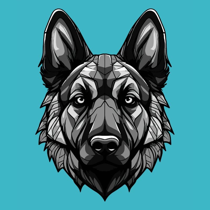 Schäferhund Hund Porträt