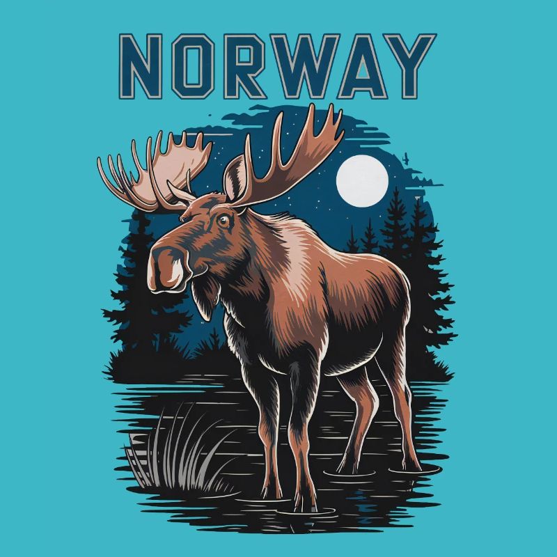Norway mit Elch