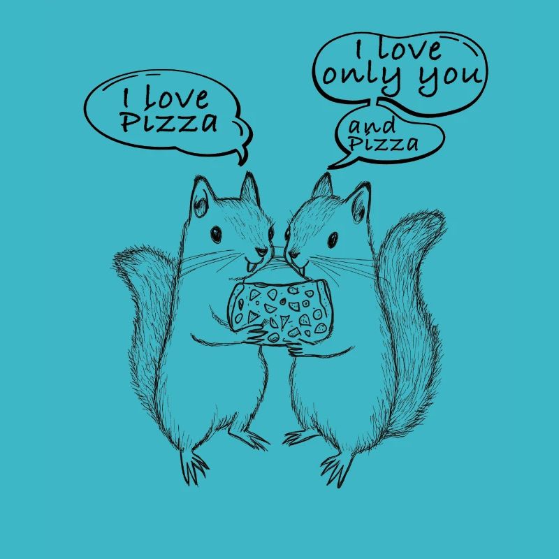 J’adore Pizza Squirrel