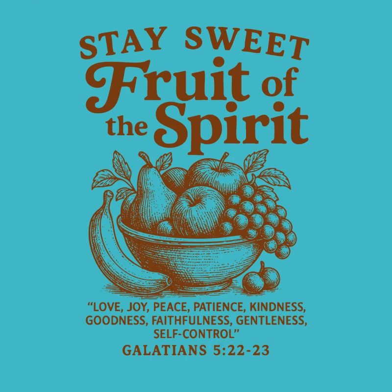 Fruit de l’ Conception de versets bibliques