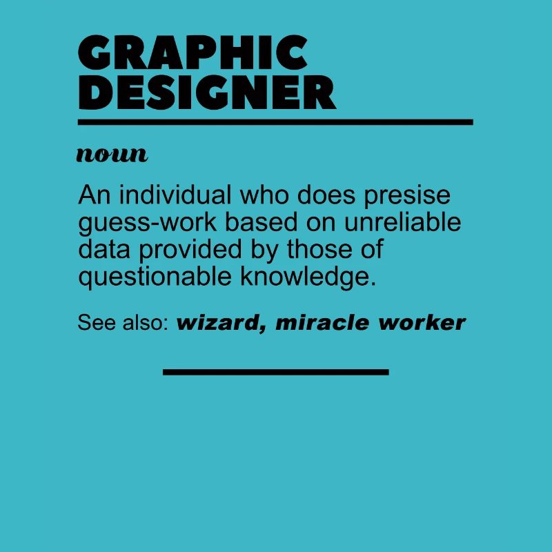 Graphiste disant profession métier graphiste cadeau