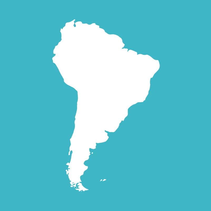 South America map