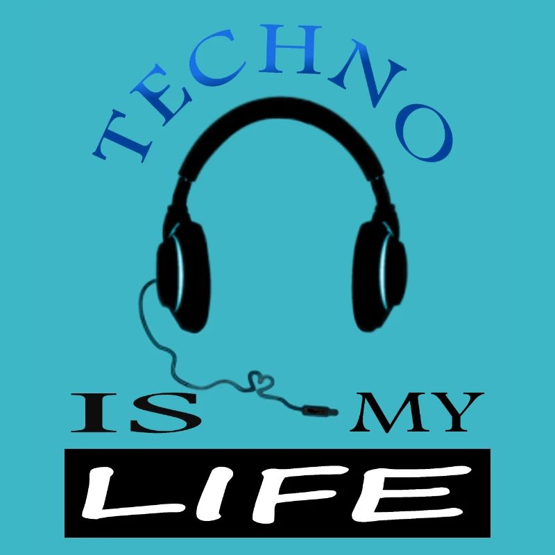 Techno Musik ist mein Leben Techno Music Geschenk