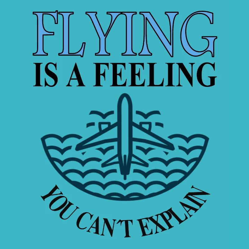 Flying is beautiful pilot pilot gift