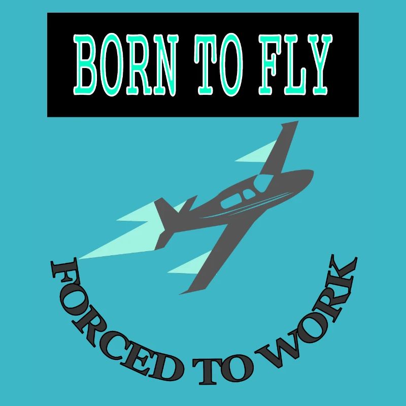 I was born to fly airplane gift idea