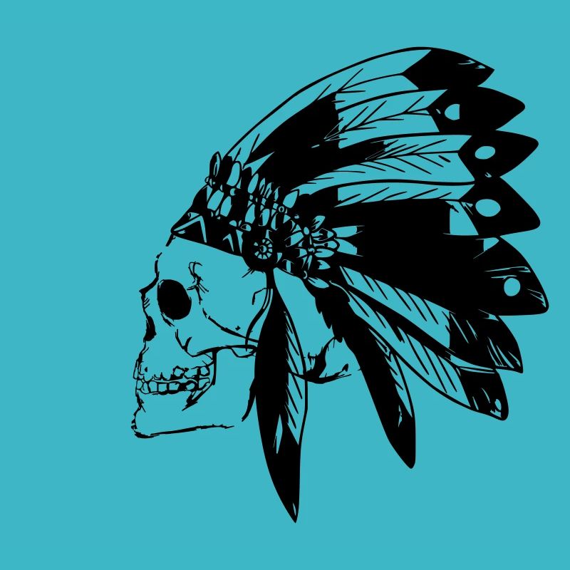 Feather chief - skull