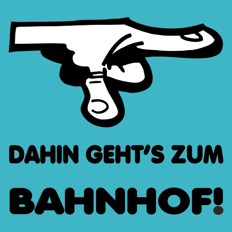 Dahin gehts zum Bahnhof!