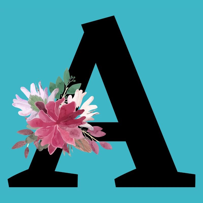 Lettre a floral