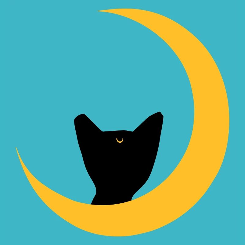chat de lune
