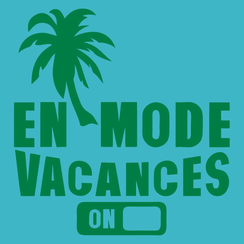 en mode vacance palmier on