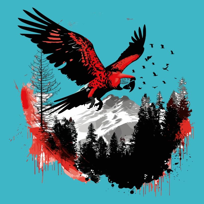 Papagei Vogel Ara Wildnis