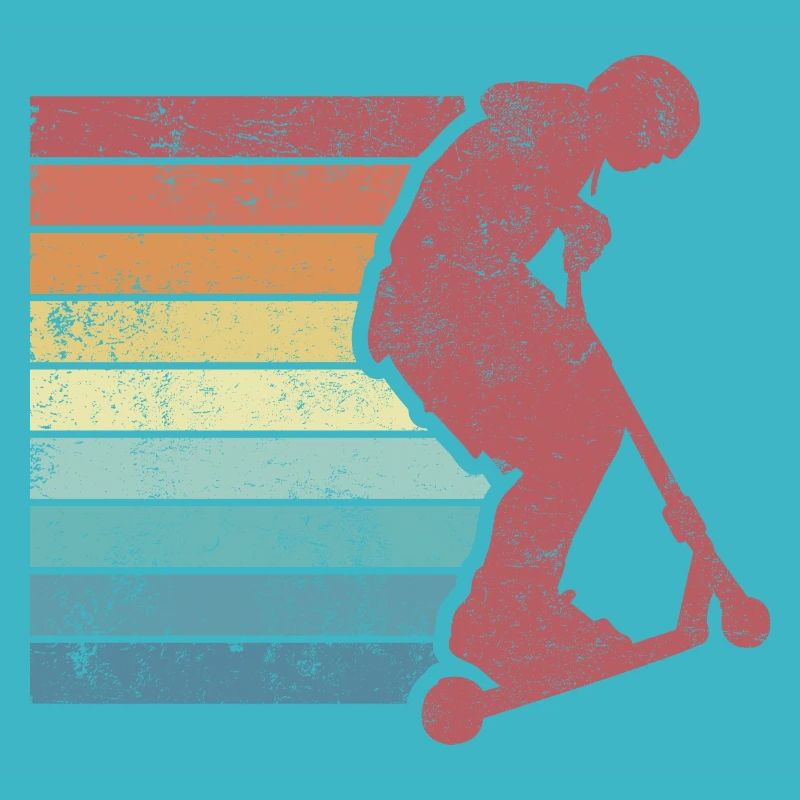 Scooter - Junge | Retro Vintage Style
